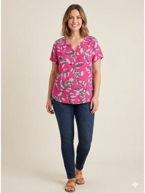 Christopher Banks Floral Blouse